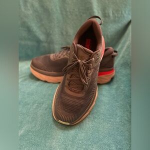 HOKA One One Bondi 7 Men’s Size 11.5 Blue Gray Running Walking Shoes Sneakers